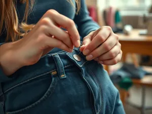 Kobieta dotykająca delikatnej, wysokiej jakości tkaniny wiskozowej, podkreślającej jej miękkość i elegancki wygląd.
